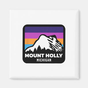 Íman Monte Holly Michigan Skiing Snowboard Family Sk