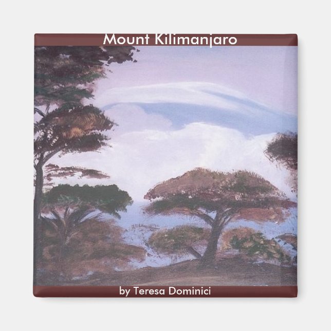 Íman Monte Kilimanjaro Magnet (Frente)