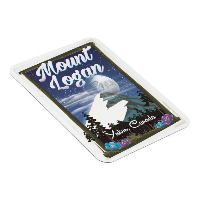 Íman Monte Logan, Yukon, Canadá (Lado Direito)