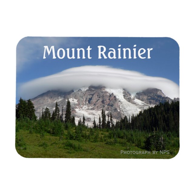 Íman Monte Rainier National Park Magnet (Horizontal)