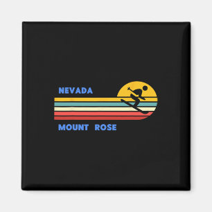 Íman Monte Rose Tahoe Nevada Esquiando Esquiador Esqui