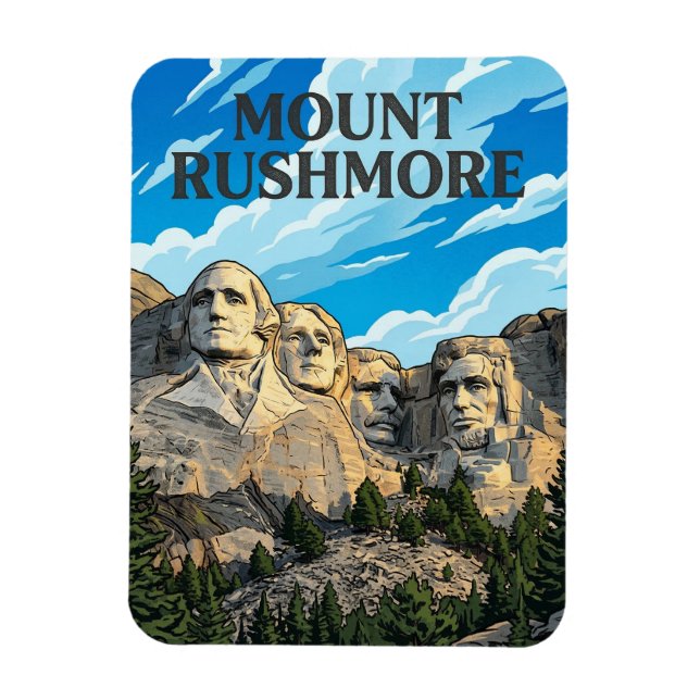 Íman Monte Rushmore (Vertical)