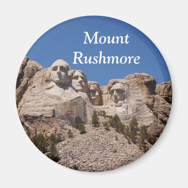 Íman Monte Rushmore - ímã de souvenir (Frente)
