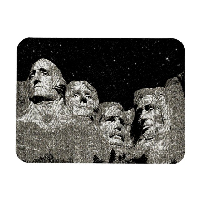 Íman Monte Rushmore Presidentes Americanos, (Horizontal)