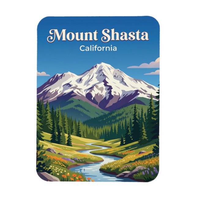 Íman Monte Shasta Califórnia (Vertical)