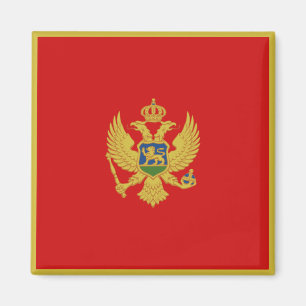 Íman Montenegro Flag Magnet