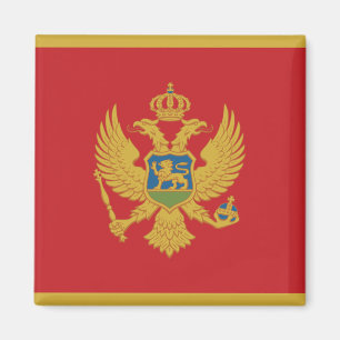 Íman Montenegro Flag Magnet