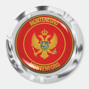 Íman Montenegro Round Emblem