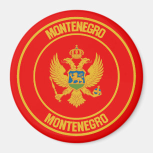 Íman Montenegro Round Emblem