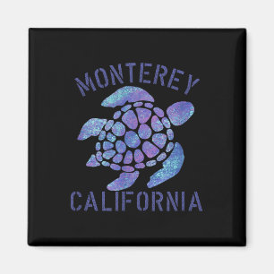 Íman Monterey, Ca Beach Design _ Presente de Tartaruga