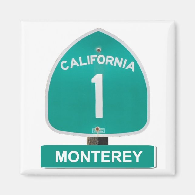 Íman Monterey California Highway 1 Magnet (Frente)