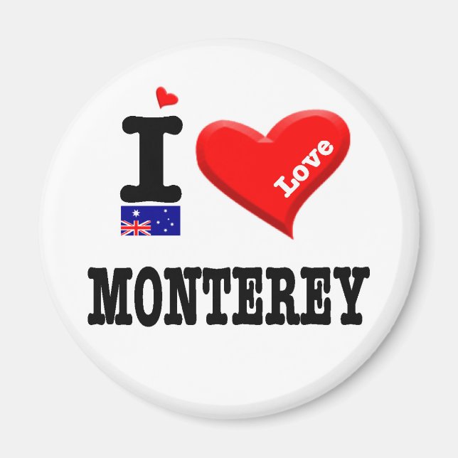 Íman MONTEREY - I Love (Frente)
