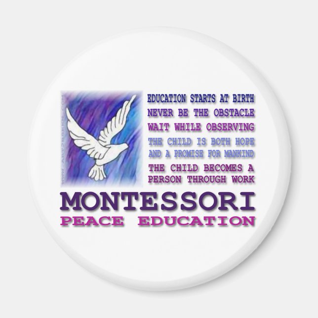 Íman Montessori Dove (Frente)