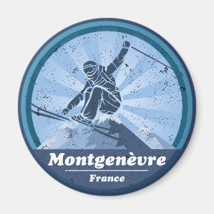 Íman Montgenèvre Station de ski - Skieur