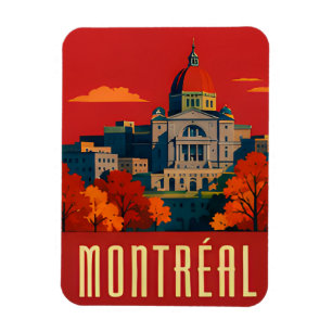 Íman ️ MONTRÉAL — Arquitetura Histórica em Retro Outono