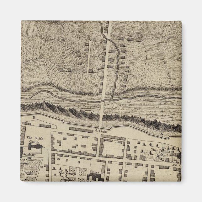 Íman Montreal ou Ville Marie (Frente)