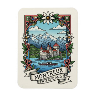 Íman Montreux Suíça Castelo de Chillon