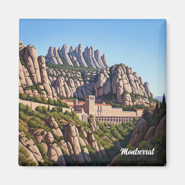 Íman Montserrat Espanha (Frente)