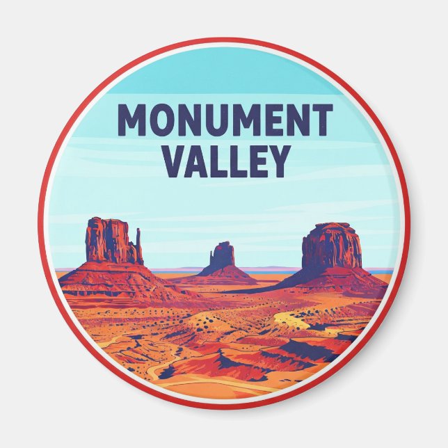 Íman Monument Valley Viagem Navajo Nation Estrada (Frente)