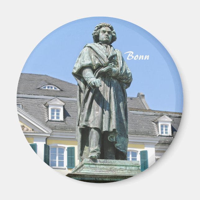 Íman Monumento a Ludwig van Beethoven em Bonn (Frente)