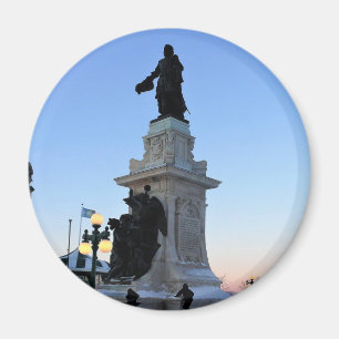 Íman Monumento a Samuel De Champlain, Quebec, Canadá