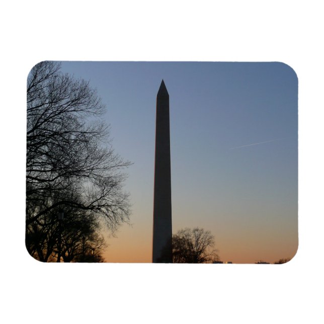 Íman Monumento a Washington ao Pôr do Sol em DC (Horizontal)