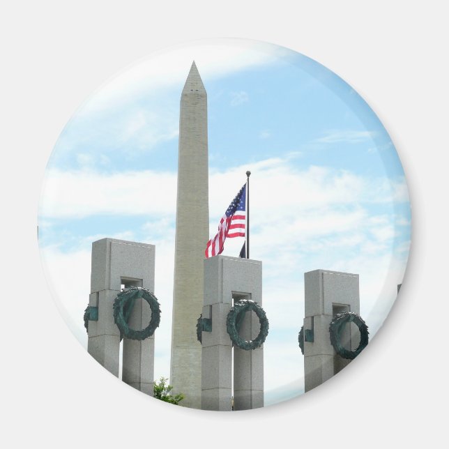 Íman Monumento a Washington e Memorial da II Guerra Mun (Frente)