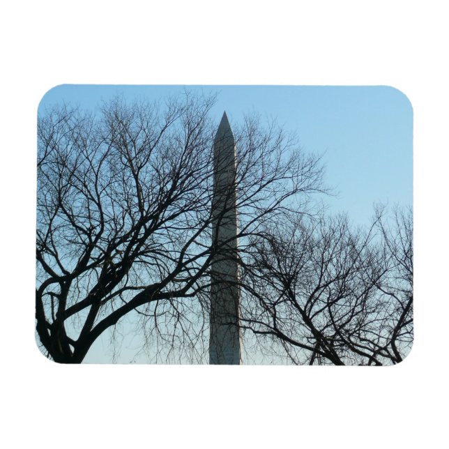 Íman Monumento a Washington na paisagem do inverno I (Horizontal)
