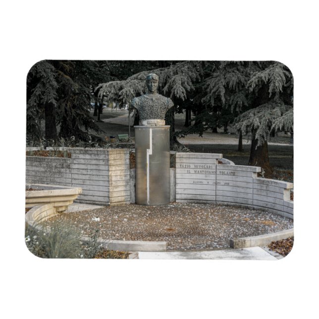 Íman Monumento ao Tazio Nuvolari Fotografia Flexível (Horizontal)