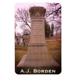 Íman Monumento Borden, Fall River, MA - A.J. Borden