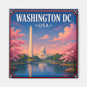 Íman 🏛️ Monumento de Washington DC Memória da Capital