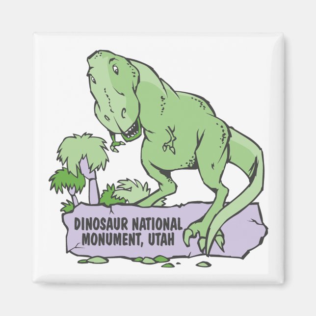 Íman Monumento Nacional Dinossauro Utah (Frente)