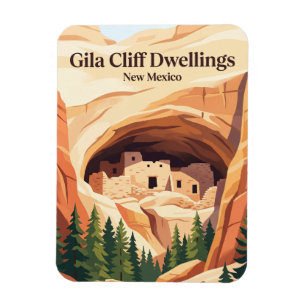 Íman Monumento Nacional Gila Cliff Dwellings EUA