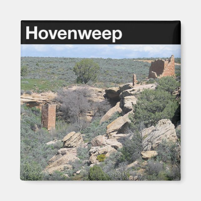 Íman Monumento Nacional Hovenweep (Frente)