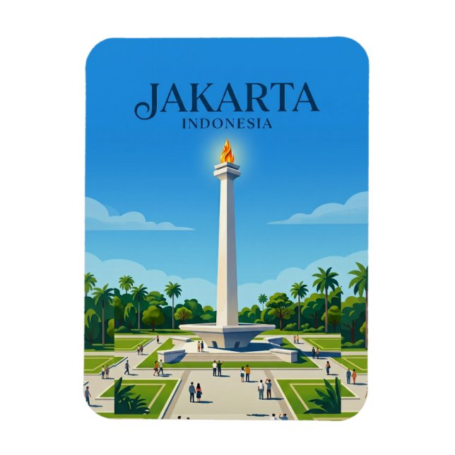 Íman Monumento Nacional (Monas) Indonésia (Vertical)