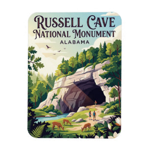 Íman Monumento Nacional Russell Cave Alabama