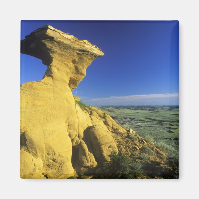 Íman Monumento Sandstone na zona de Hell Creek perto (Frente)