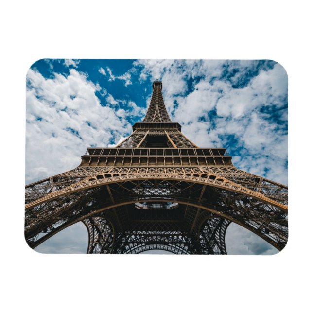 Íman Monumentos | Olhando para a Torre Eiffel (Horizontal)
