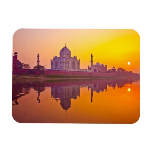 Íman Monumentos | Taj Mahal à Sunset (Horizontal)