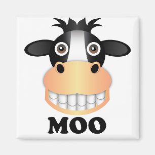 Íman Moo - Magnet De 2 Polegadas 