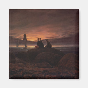 Íman Moon a aumentação sobre o mar, 1822 (o óleo em