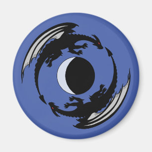 Íman Moon Dragon Fantasy Design Magnet