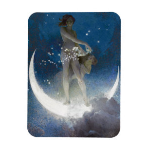 Íman Moon Goddese Bare Scattering Night Stars