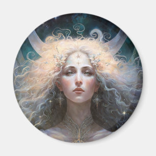 Íman Moon Goddess Fantasy Art