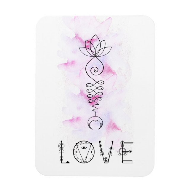 Íman *~* Moon Lotus Path para Nirvana (Vertical)