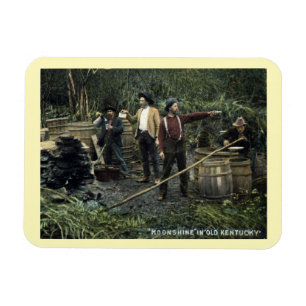 Íman Moonshine em Vintage de Kentucky