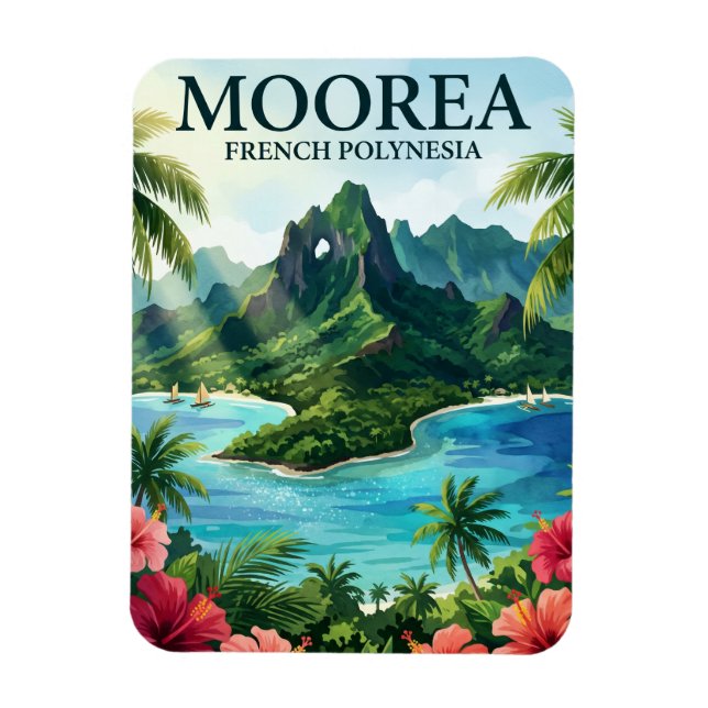 Íman Moorea Polinésia Francesa (Vertical)