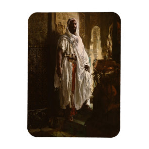 Íman Moorish Chief African Art Painting Portrait