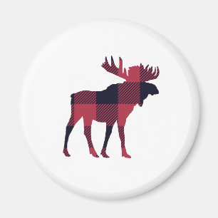 Íman Moose Buffalo Check Mountain