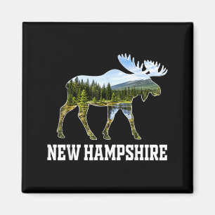 Íman Moose de New Hampshire Floresta Vida Selvagem Natu